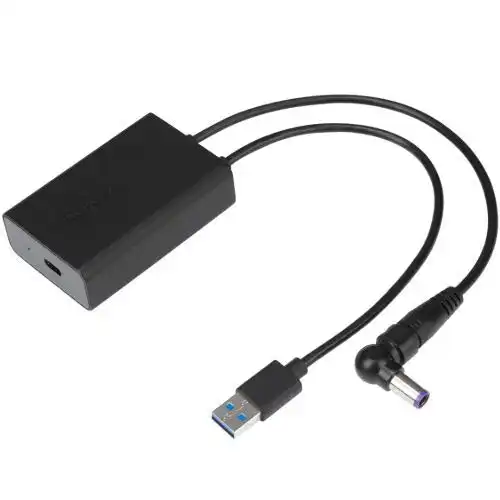 Targus USB-C Demultiplexer Adapter Universal 3-Pin Power Tip & USB 3.0 Black