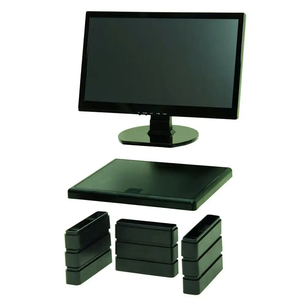 DAC 12.3cm Height Adjustable Computer Monitor Desktop/Laptop Riser/Holder Stand