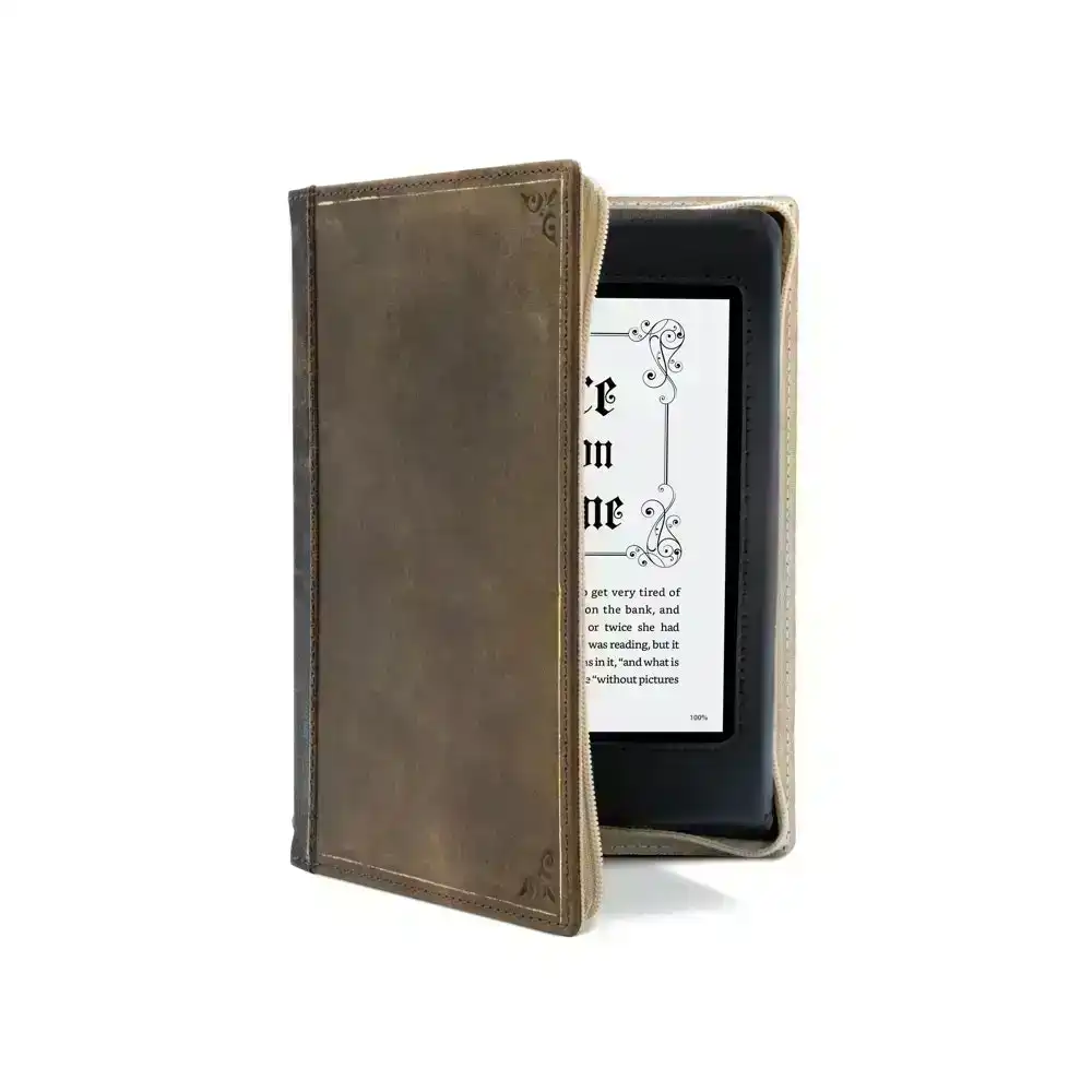 Twelve South BookBook Amazon Kindle Paperwhite 10th Gen Folio Case Cover Brown