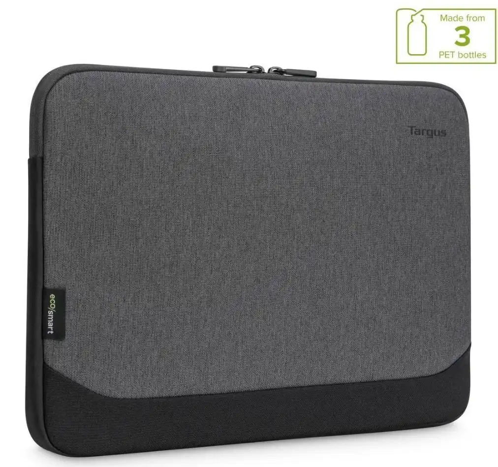 Targus 13-14" Cypress Sleeve Laptop/Notebook Tablet Case EcoSmart Foam Pad Grey