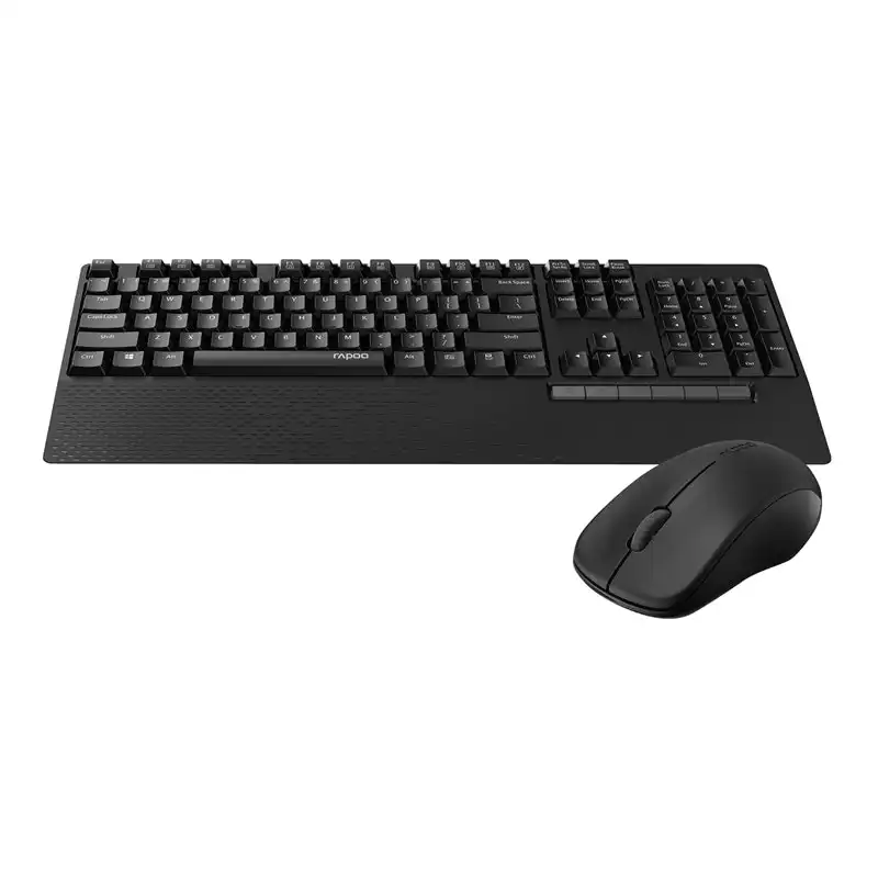Rapoo X1960 Wireless 2.4GHz Cordless Mouse & Keyboard Combo For PC/Laptop Black