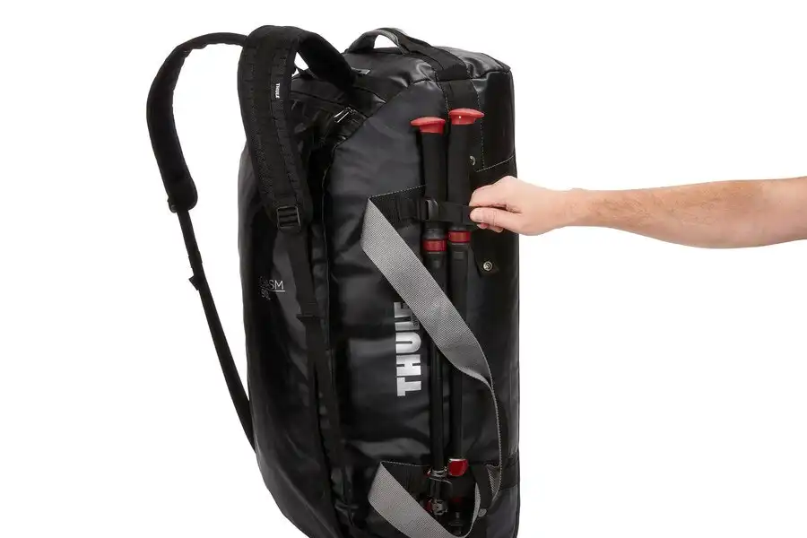 Thule Chasm 2-in-1 Duffel/Backpack 70L/69cm Carry Travel Gym Storage Bag Black
