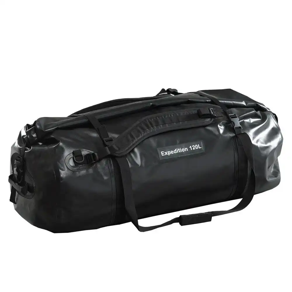 Caribee Expedition 120L Gear Waterproof Duffle Bag Black Sports/Travel/Camping