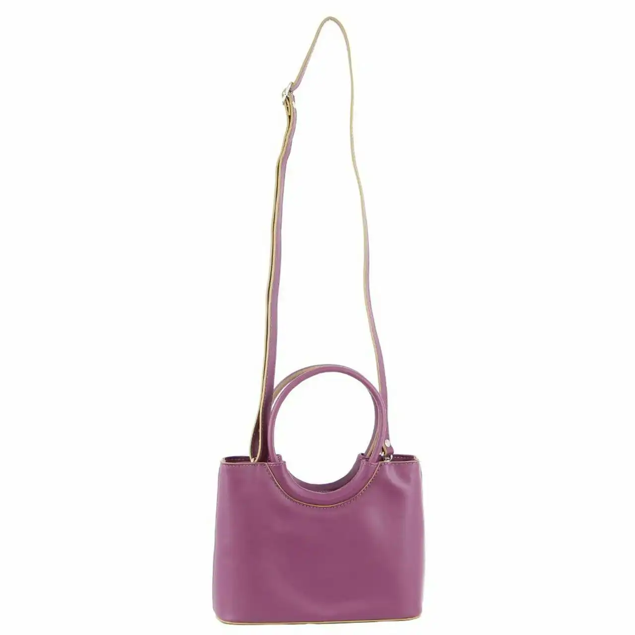 Milleni Mini Fashion Womens/Ladies 21cm Tote Hand Bag Work Shoulder Handbag Plum