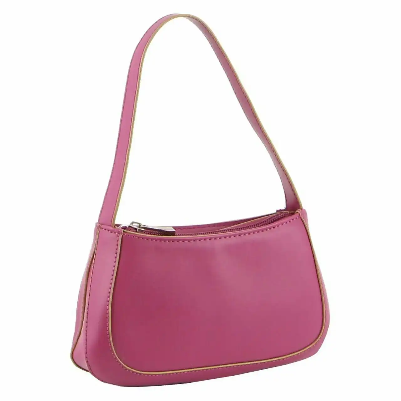Milleni Mini Fashion Women's/Ladies 20cm Zip Tote Bag Work Shoulder Handbag Plum