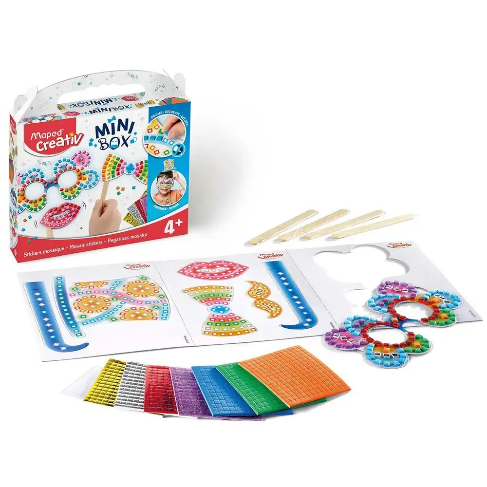 Maped Mini Box Mosaic Kids Sticker Craft Children Activity Art Party Toy 4y+
