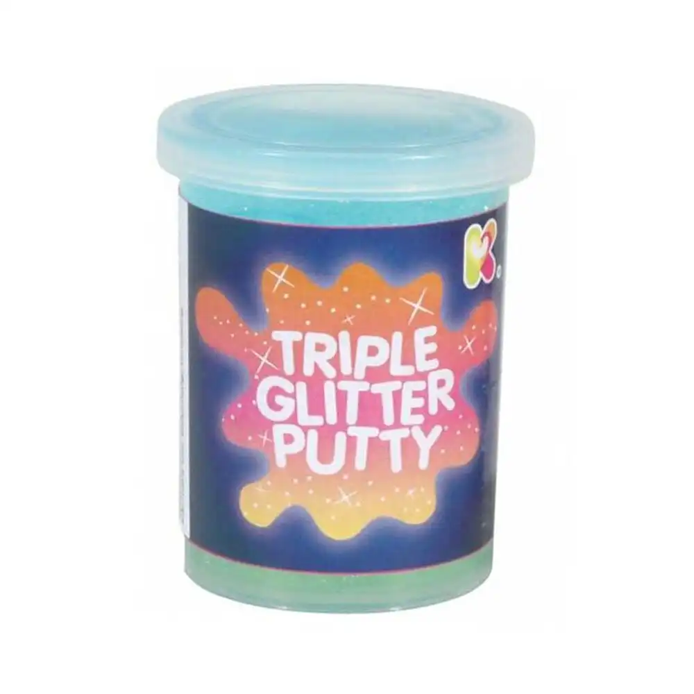 Fumfings Novelty Triple Glitter Putty 6cm Squish Art Toys Kids/Children 3y+ Asst