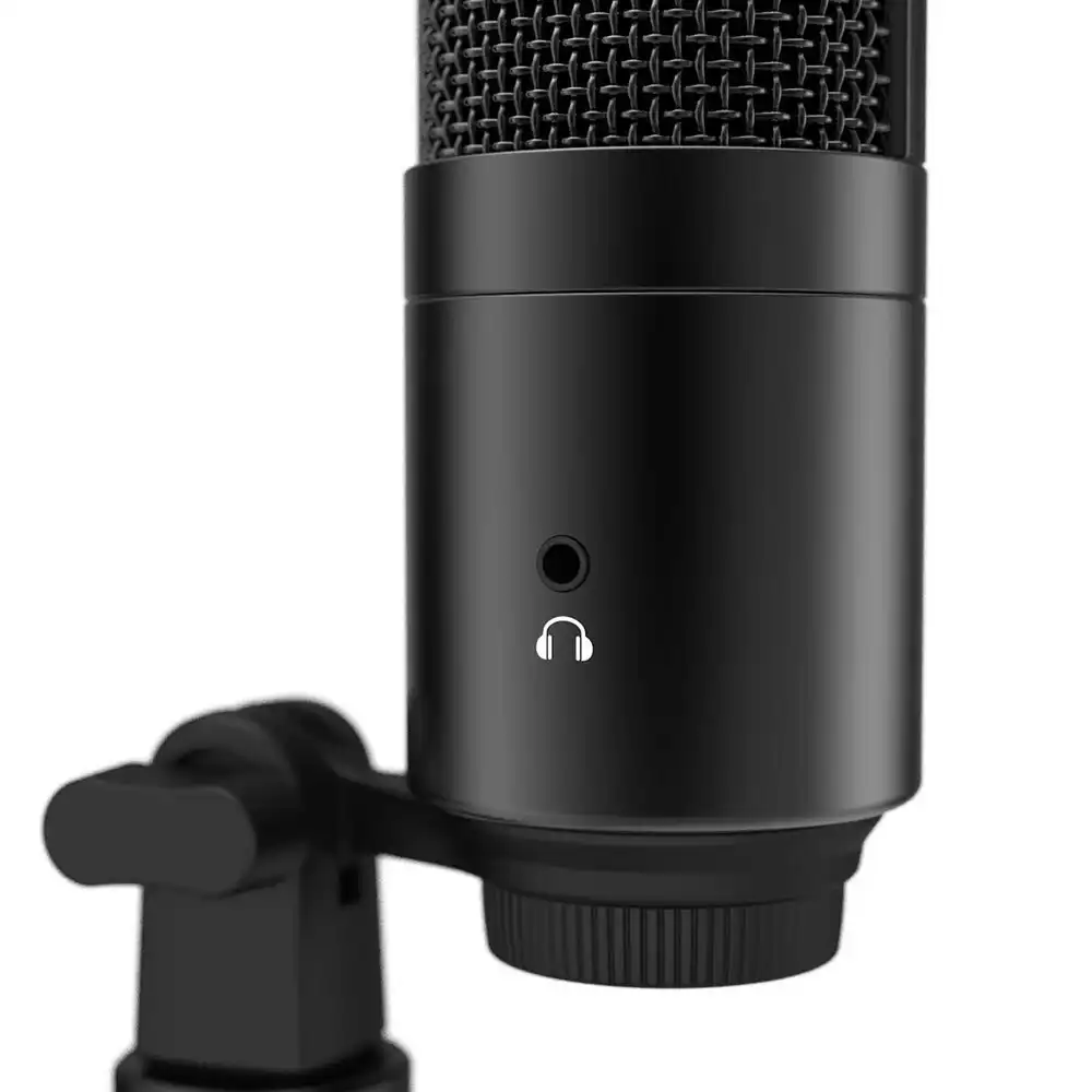 Fifine Technology Condenser Cardioid USB-C Podcast Microphone w/Stand/Pop Filter