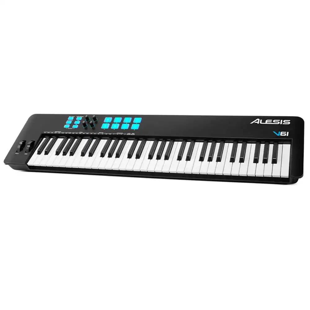 Alesis V61MKII: 61-Key USB-Midi Keyboard & Pad Controller Music/Beat Creation