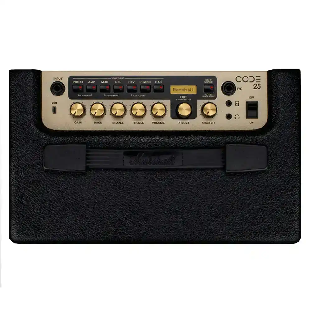 Marshall 25cm Digital 25W Preamp Bluetooth Speaker/Audio Amplifier for Guitar