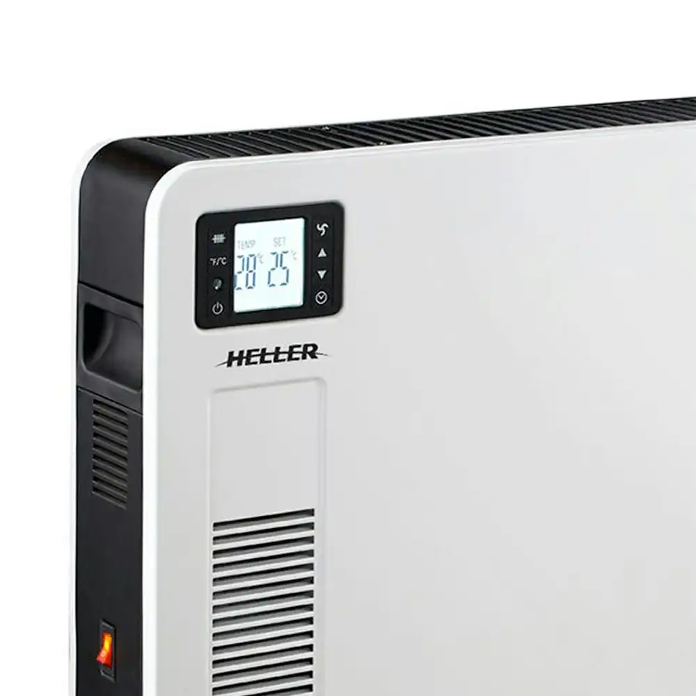 Heller 2300W 75cm Free Standing White Portable Convection Heater w/ WiFi/Timer