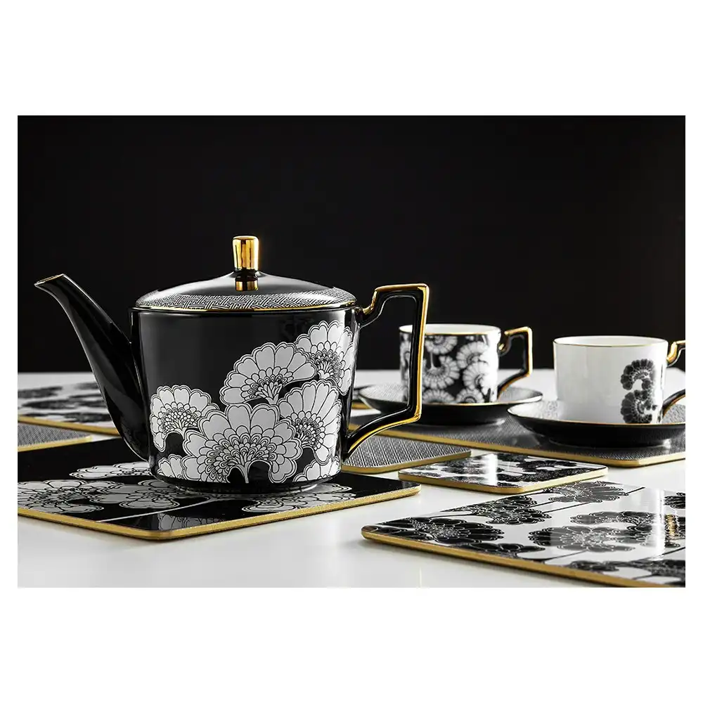 Ashdene 180ml Florence Broadhurst Flower Tea Cup/Saucer Drinking Gold Handled WT