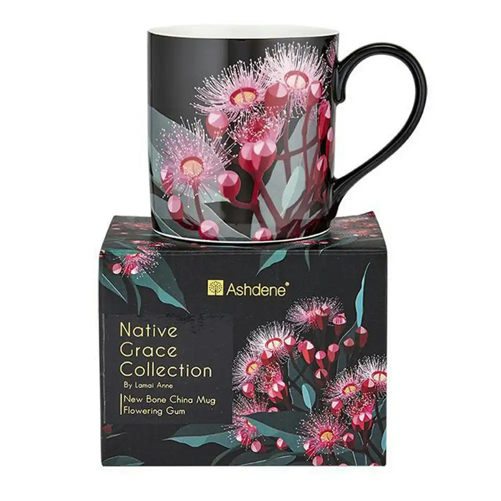 Ashdene Native Grace Blue Gum Plant/Flower Mug/Cup Tea/Coffee Hot Drink 13cm