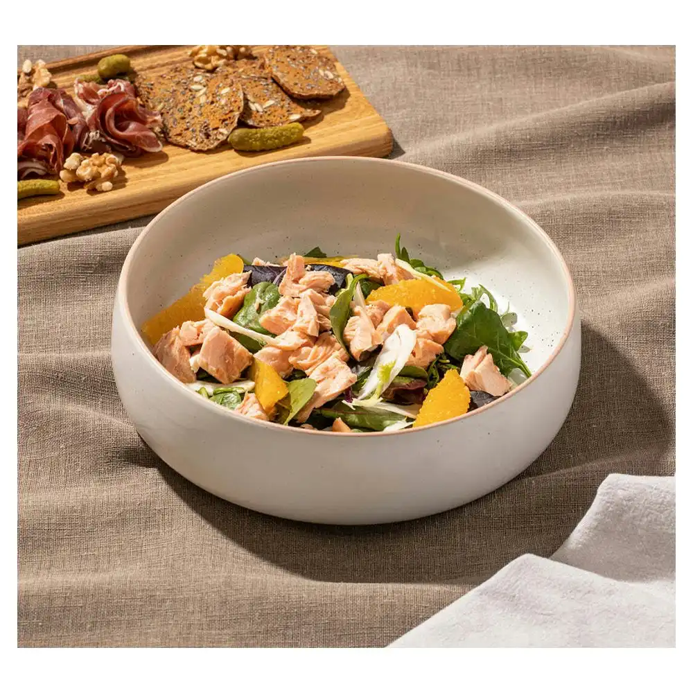Ladelle Nestle 25cm Serving Pasta Bowl Stoneware Round Salad/Soup Dinner Dish