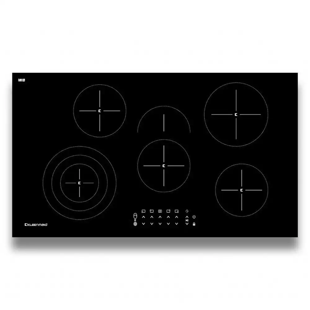 Kleenmaid Automatic Ceramic Glass Touch Control Cooktop/Stovetop 90cm 5 Burner