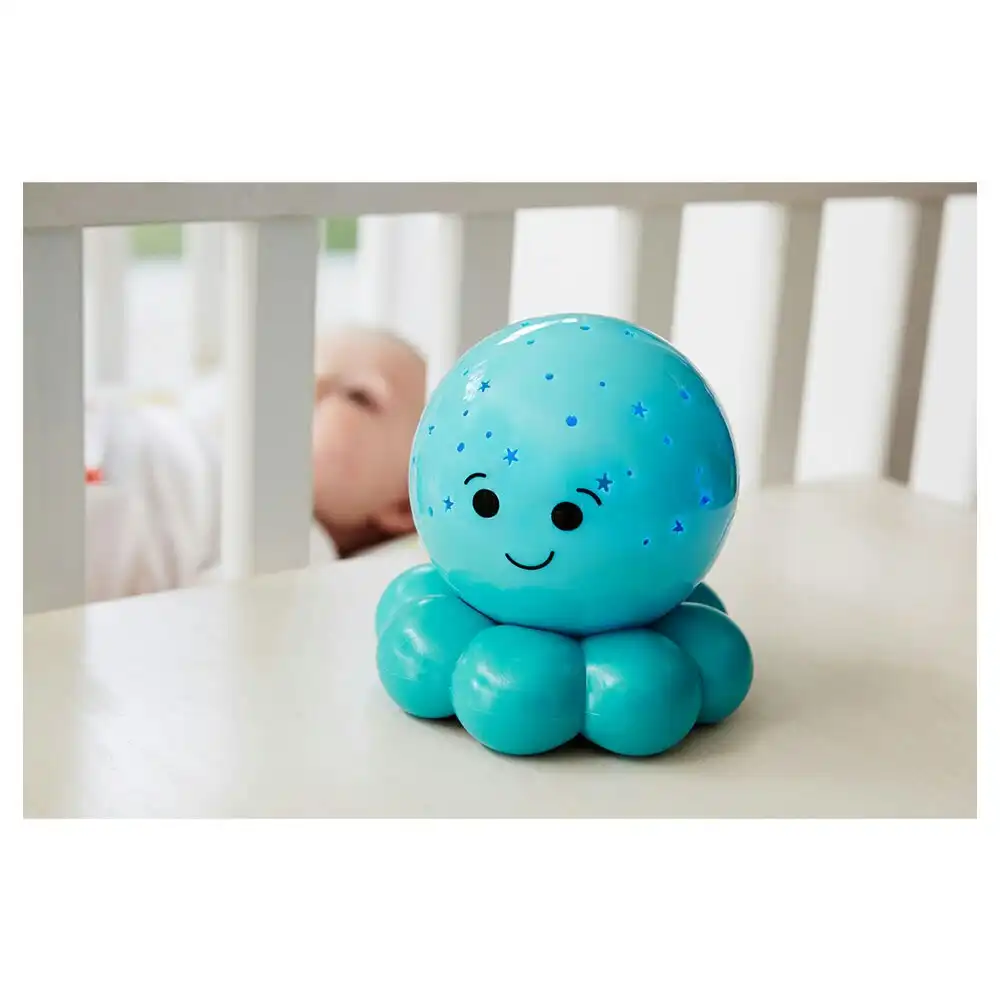 Cloud B Twinkles To Go 20cm Octo Blue LED Night Light Baby/Infant Lamp Projector