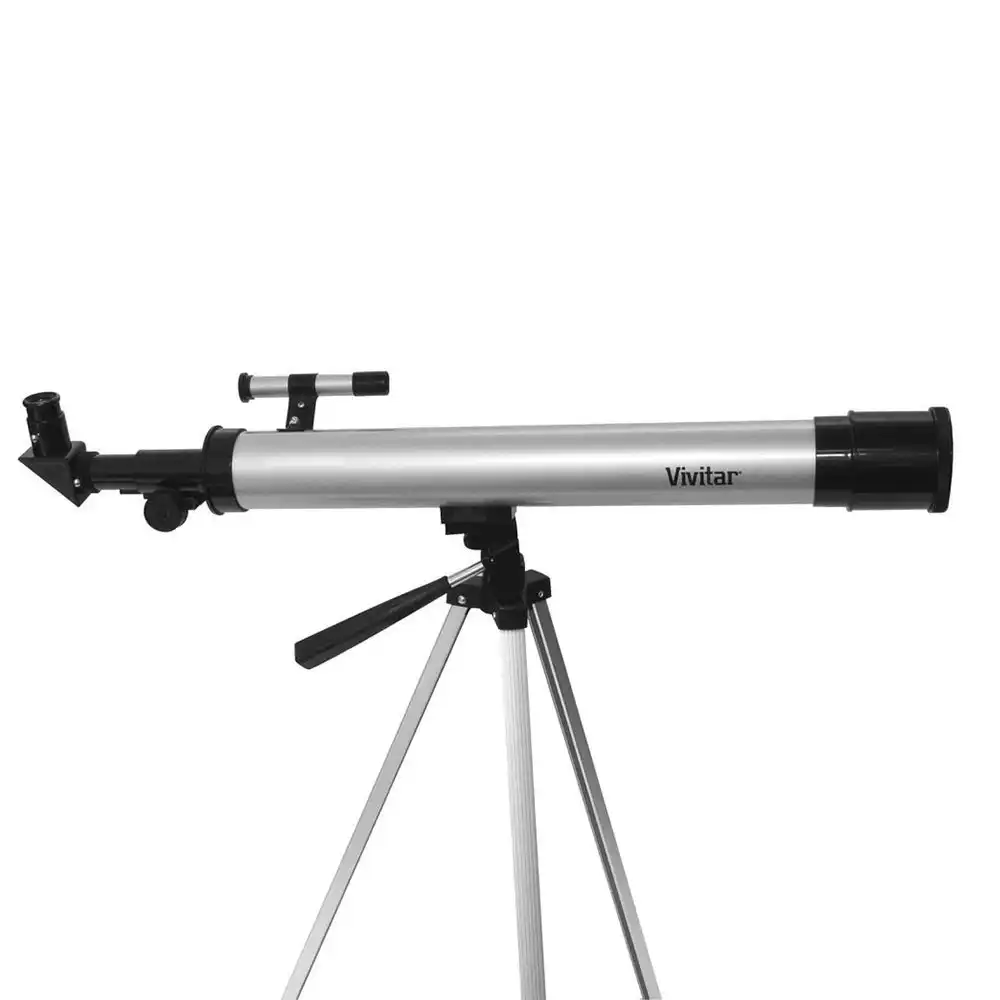 Vivitar Astronomical/Terrestrial Refractor Telescope w/Zoom Lens 120x 60x/Tripod
