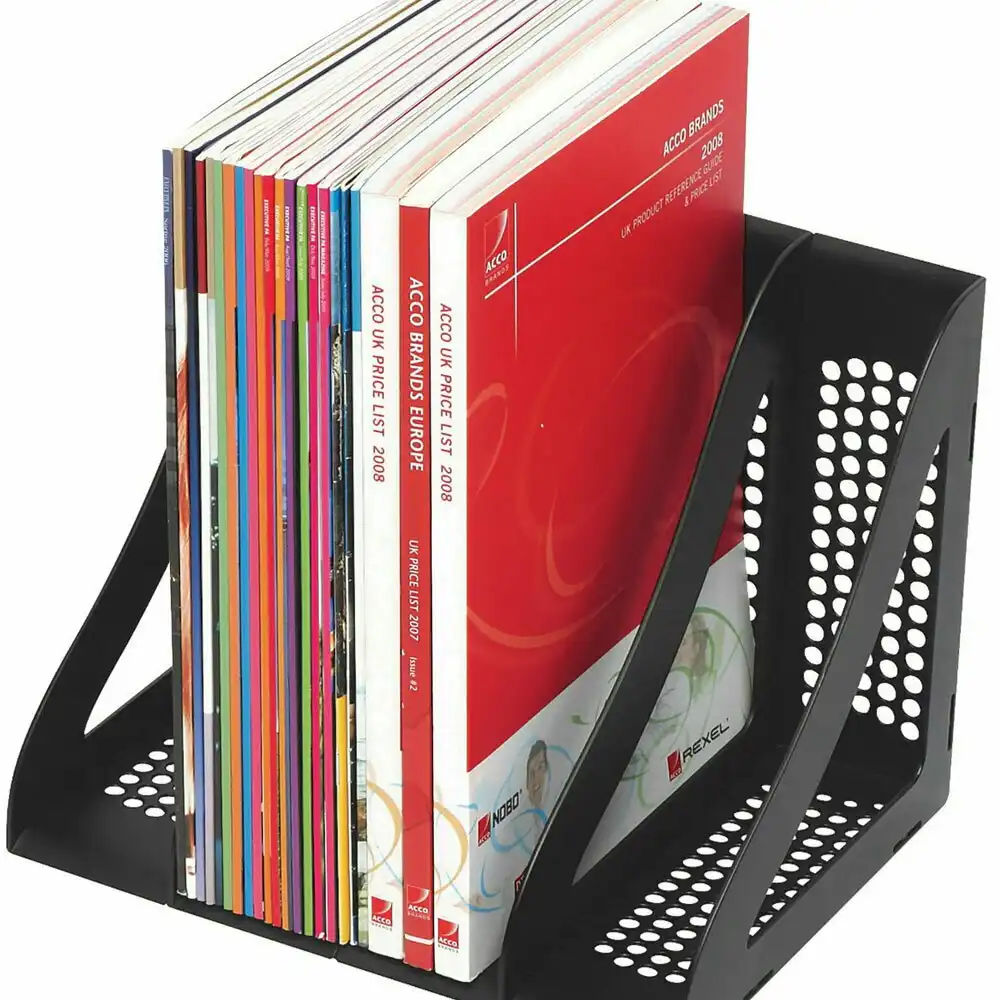 8pc Marbig Enviro Modular Magazine/Folder Storage Rack/Shelf Bookcase Organiser