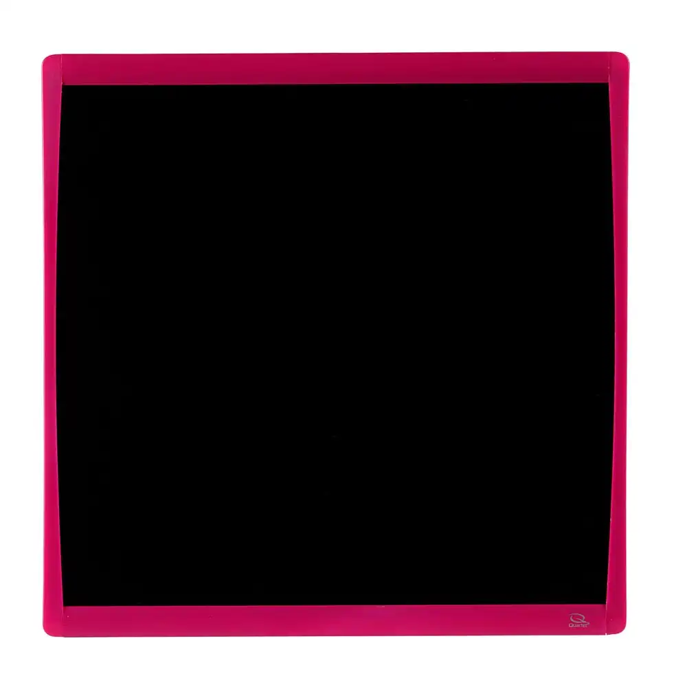 Quartet Basics Chalkboard 350x350mm Memo Notes Board Learning Tool Pink