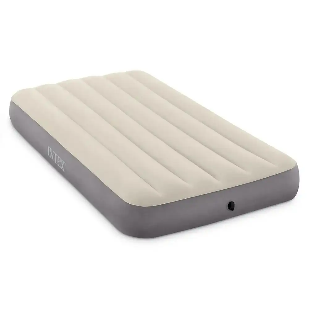 Intex Dura-Beam Single 25cm Thick Camping/Indoor Inflatable Mattress Airbed