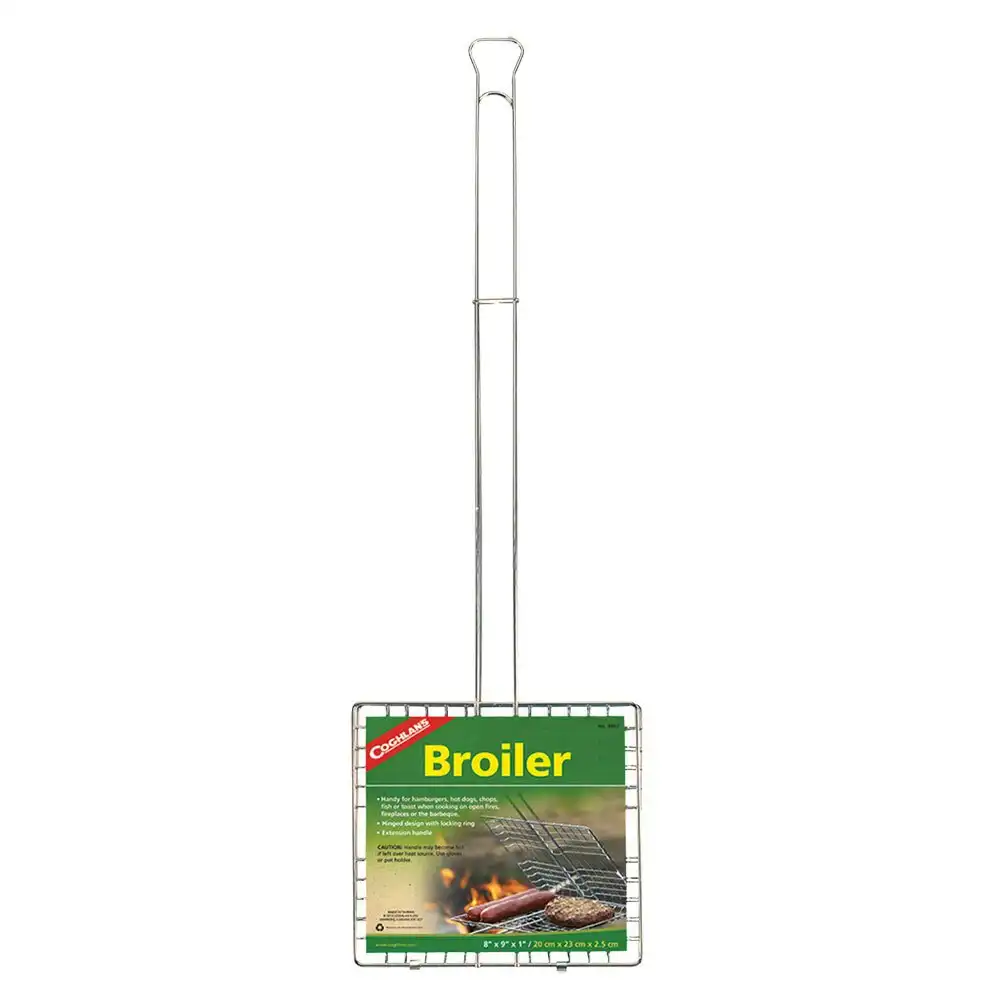 Coghlans 75cm Broiler Camping/Hiking Barbecue/BBQ Campfire Cooking Grill