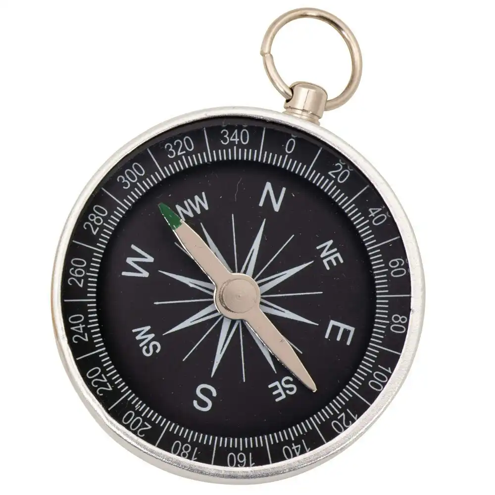 3x Discovery Metal Compass 6cm Fun Play Games Outdoor Adventure Toys Adults/Kids