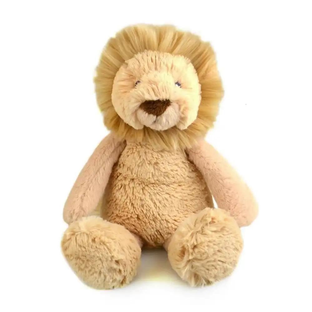 Frankie & Friends 28cm Leo Lion Soft Animal Plush Stuffed Toy Kids 3y+ Beige