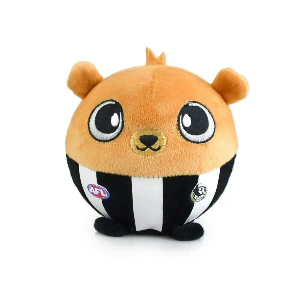 AFL Squishii Collingwood Kids/Children 10cm Footy Team Soft Collectible Toy 3y+