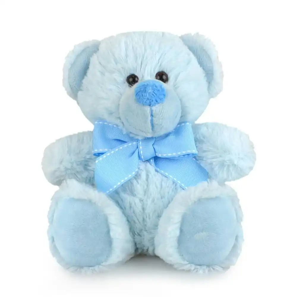 Korimco My Buddy Bear Kids/Children 16cm Soft Plush/Stuffed Toys 3y+ Blue