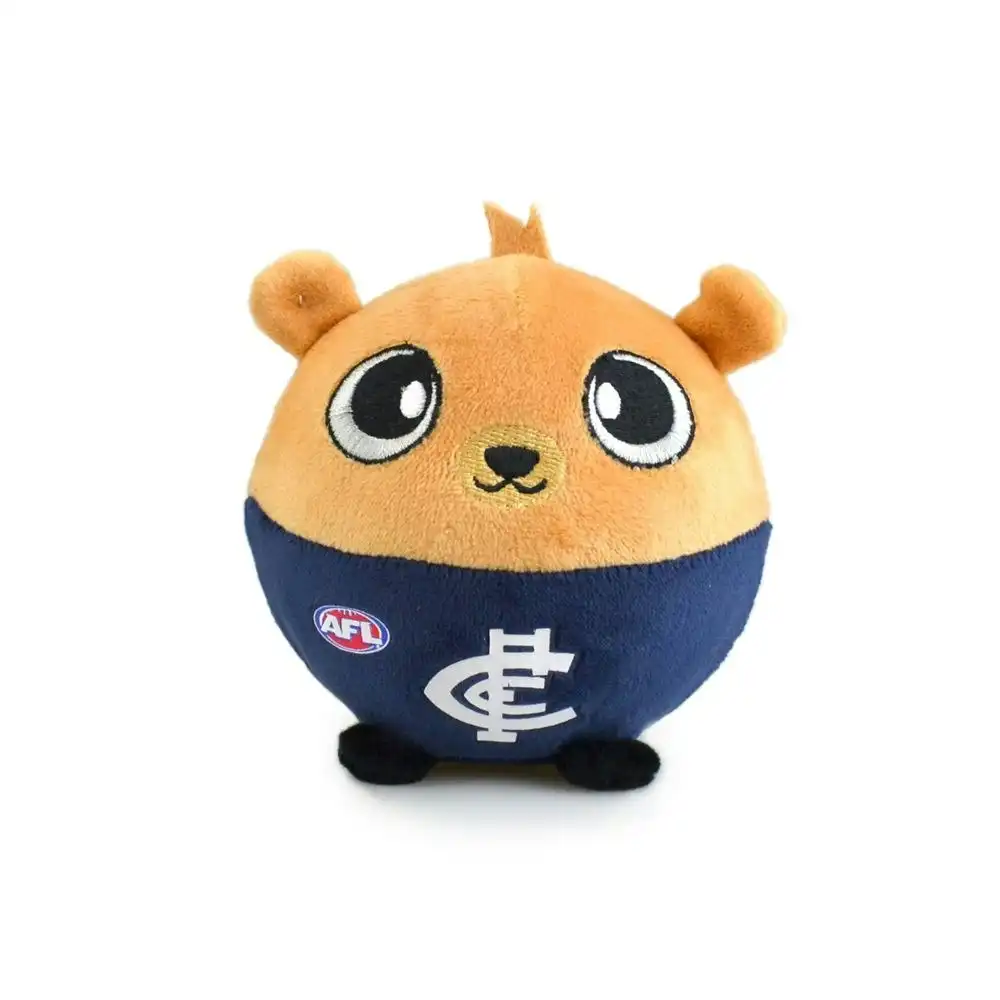 AFL Squishii Carlton Kids/Children 10cm Footy Team Soft Collectible Toy 3y+