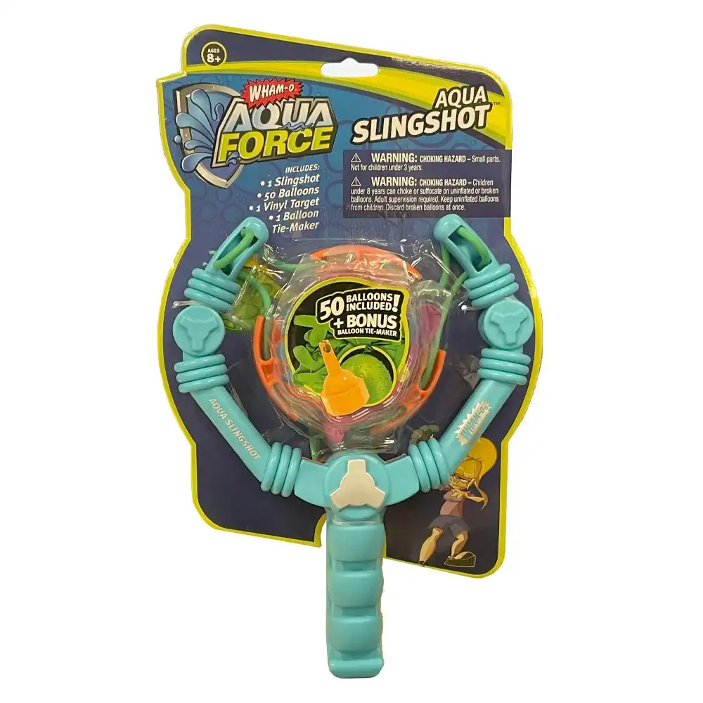 Wham O Aqua Force Water Balloon Slingshot Assorted Outdoor Kids Playing Toy 8+
