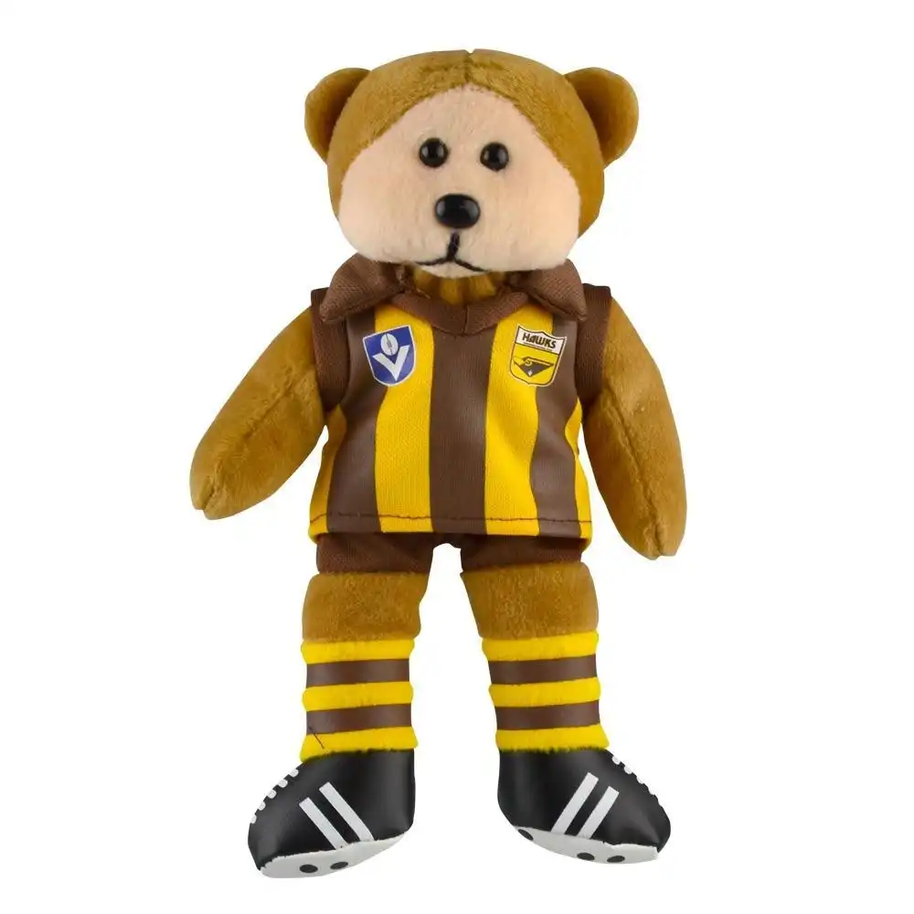 AFL Hrtg Hawthorn Kids/Children 21cm Footy Team Soft Bear Toy 3y+