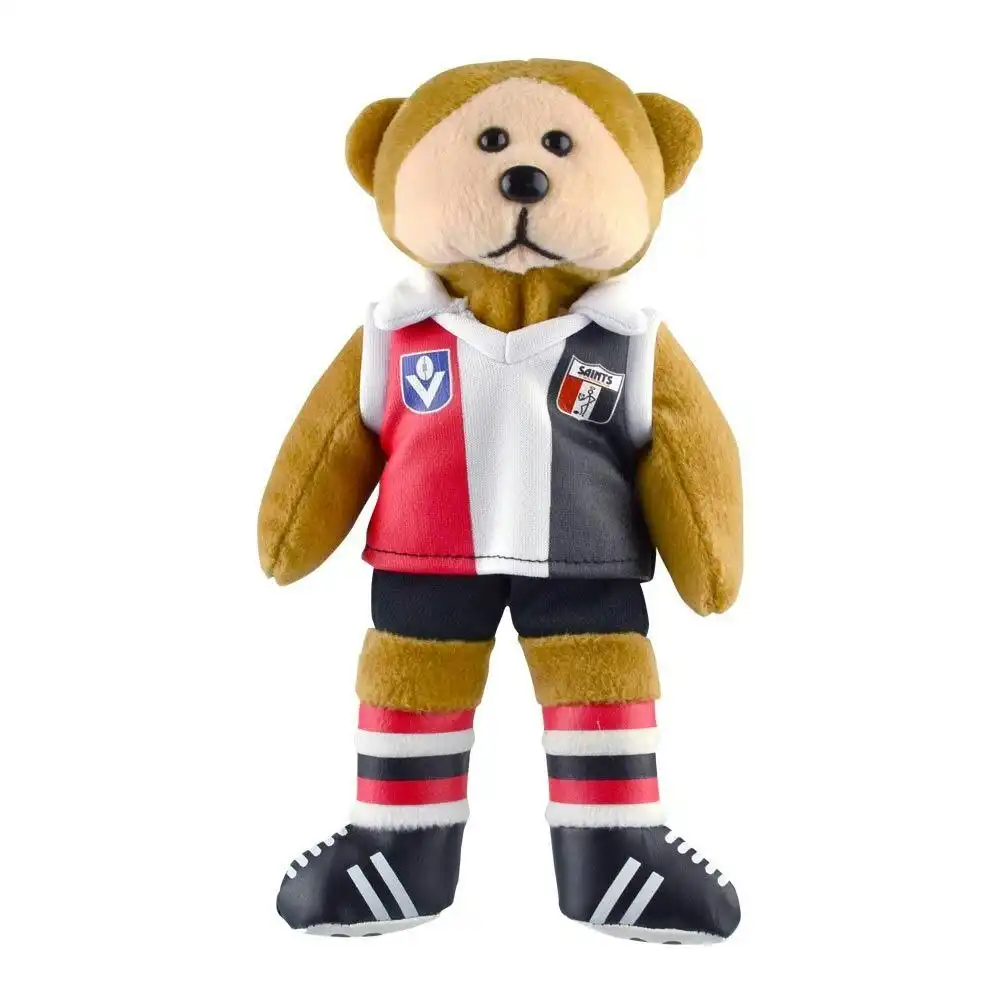 AFL Hrtg St Kilda Kids/Children 21cm Footy Team Soft Bear Toy 3y+