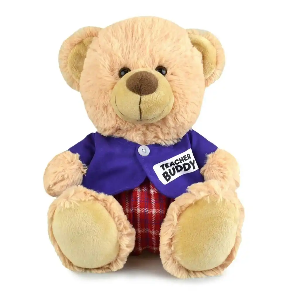 My Buddy Bear Kids/Toddler 23cm Soft Teacher Plush Animal/Stuffed Toys 3y+ Brown