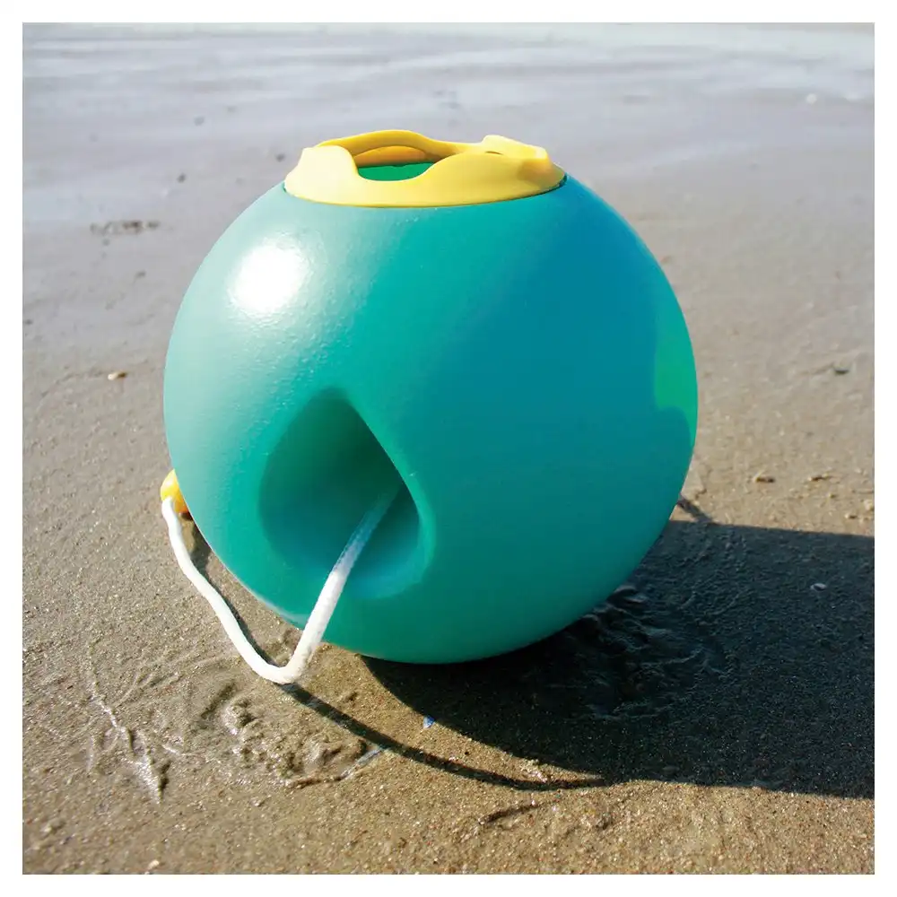 Quut Ballo 20cm Outdoor Beach/Sand/Bath Toys Water Bucket for Kids Lagoon Green