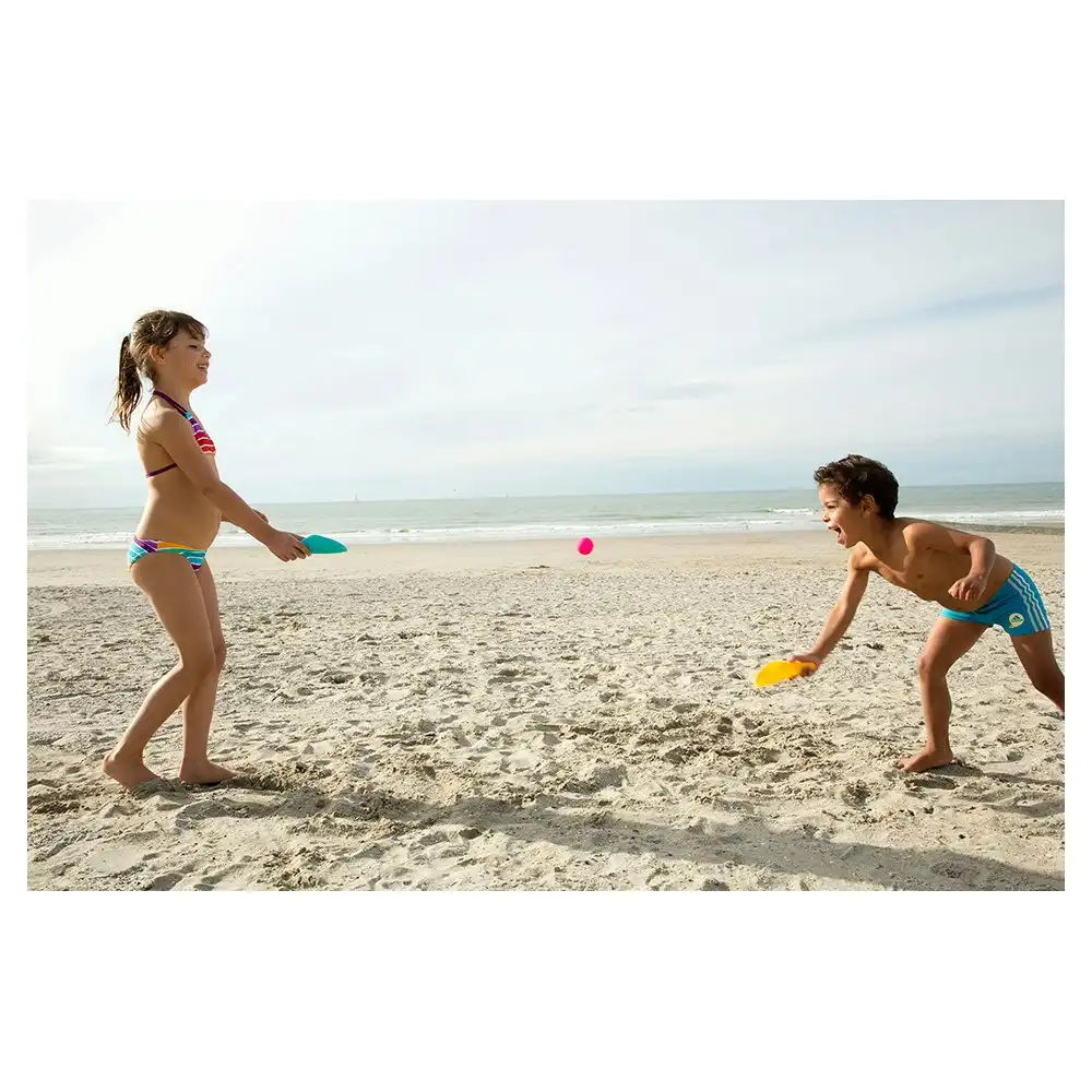 3pc Quut Cuppi 15.6cm Beach Toys Shovel/Sieve/Ball for Kids Lagoon Green/YL/RD