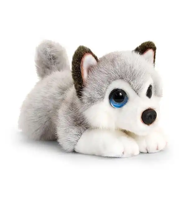 Cuddle Pets 47cm Husky Dog Kids/Toddler Soft Animal Plush Stuffed Toy 3y+ Grey