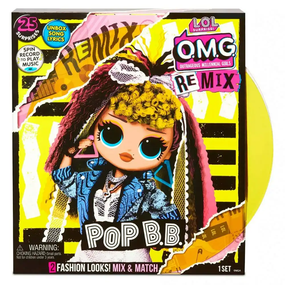 L.O.L Surprise High Fashion Doll OMG Remix Pop Musical Star Toy Kids Pop B.B