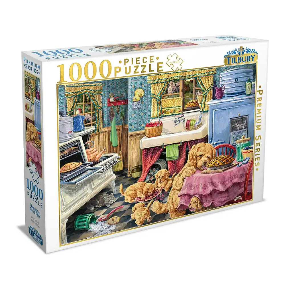 1000pc Tilbury Kids/Family Doggone Good Pies 69x50cm Jigsaw Puzzle Toy/Game 8y+