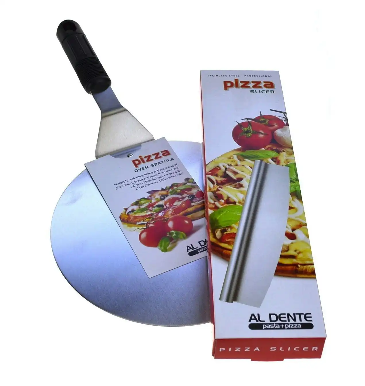Appetito Stainless Steel Pizza Pro. Pack   Lifter And Cutter