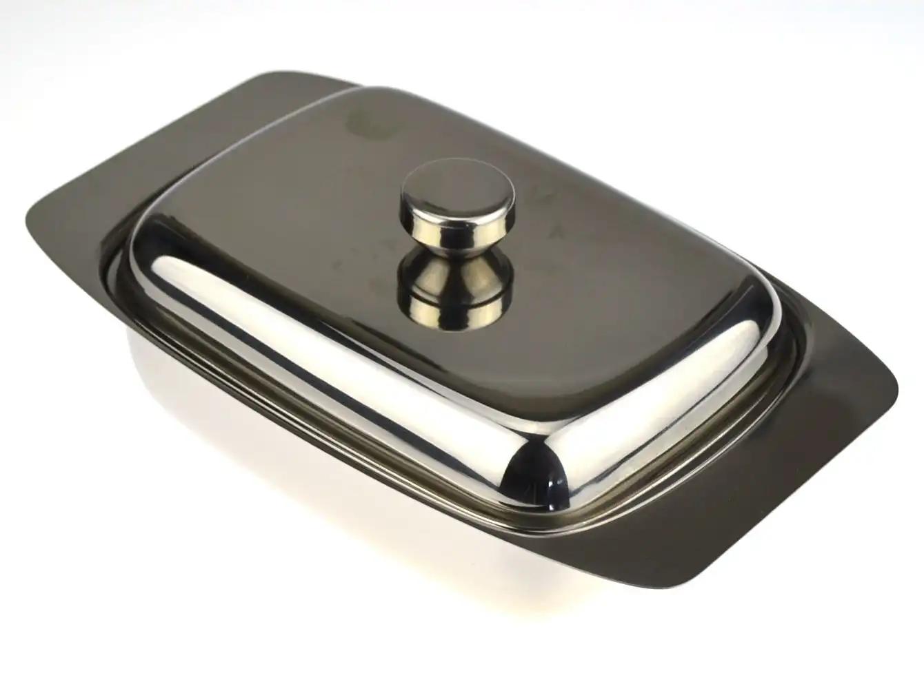 Stainless Steel Butter Dish With Lid