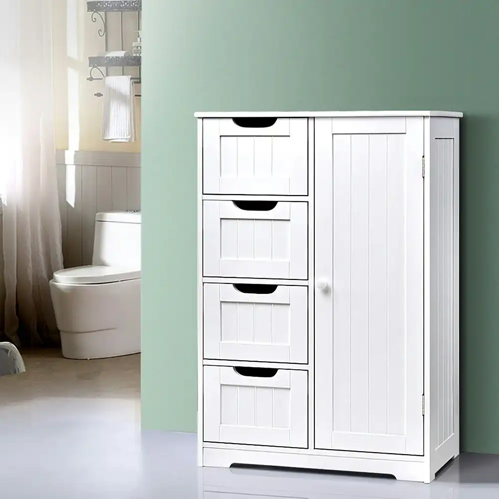 Artiss Bathroom Storage Cabinet Chest of Drawers Laundry Toilet Cupboard Furniture Organiser