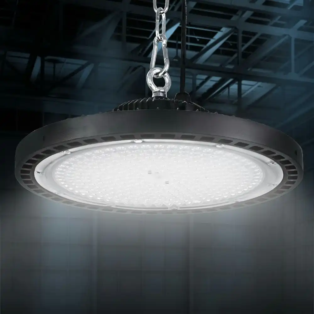 Leier LED High Bay Lights 200W UFO Industrial Workshop Warehouse Factory Lamp