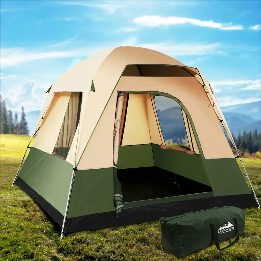 Weisshorn Camping Tent 4 Person Hiking Beach Tents