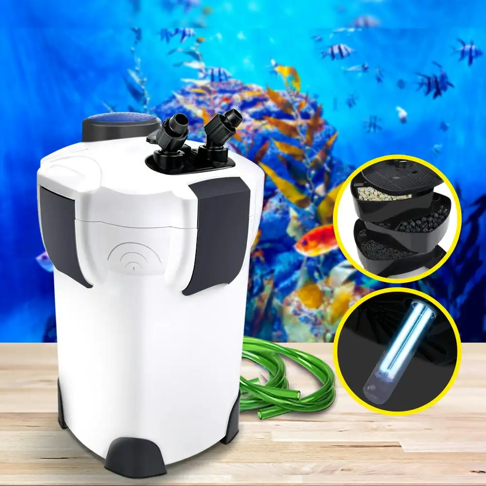 Giantz Aquarium Filter External Canister Aqua Fish Tank Multi Stage Pond Pump 2400L/H