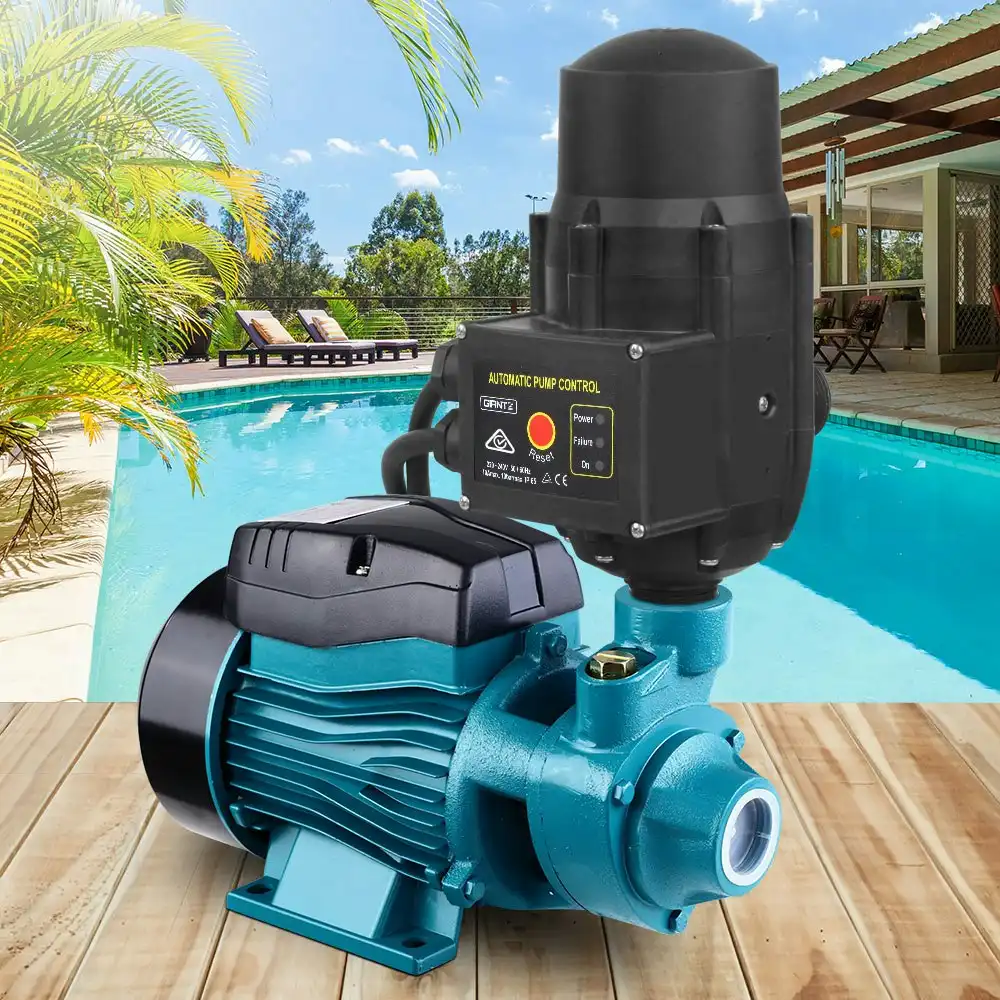 Giantz Peripheral Water Pump Garden Boiler Car Wash Auto Irrigation QB60 Black