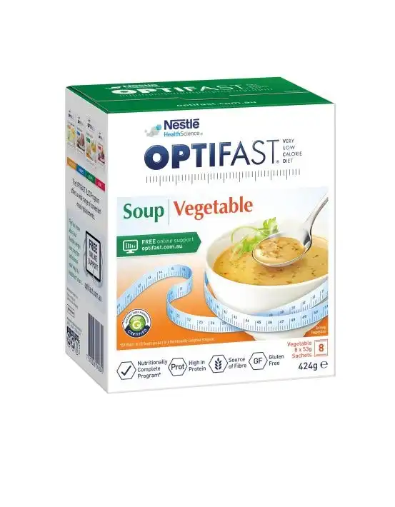 OPTIFAST VLCD Vegetable Soup 8 x 53g