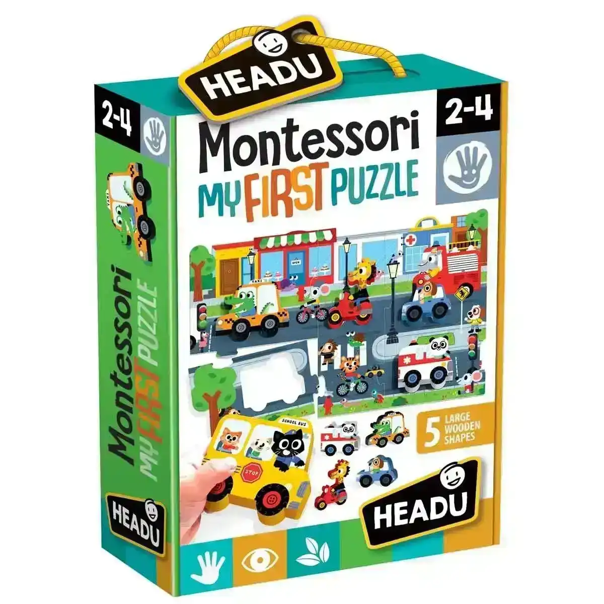 Headu Montessori My First Puzzle The City