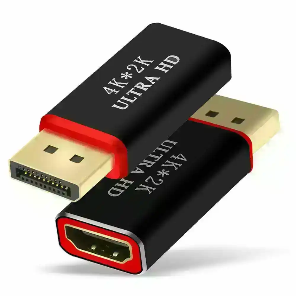 4K Display Port to HDMI Female Adapter Converter DisplayPort DP to HDMI