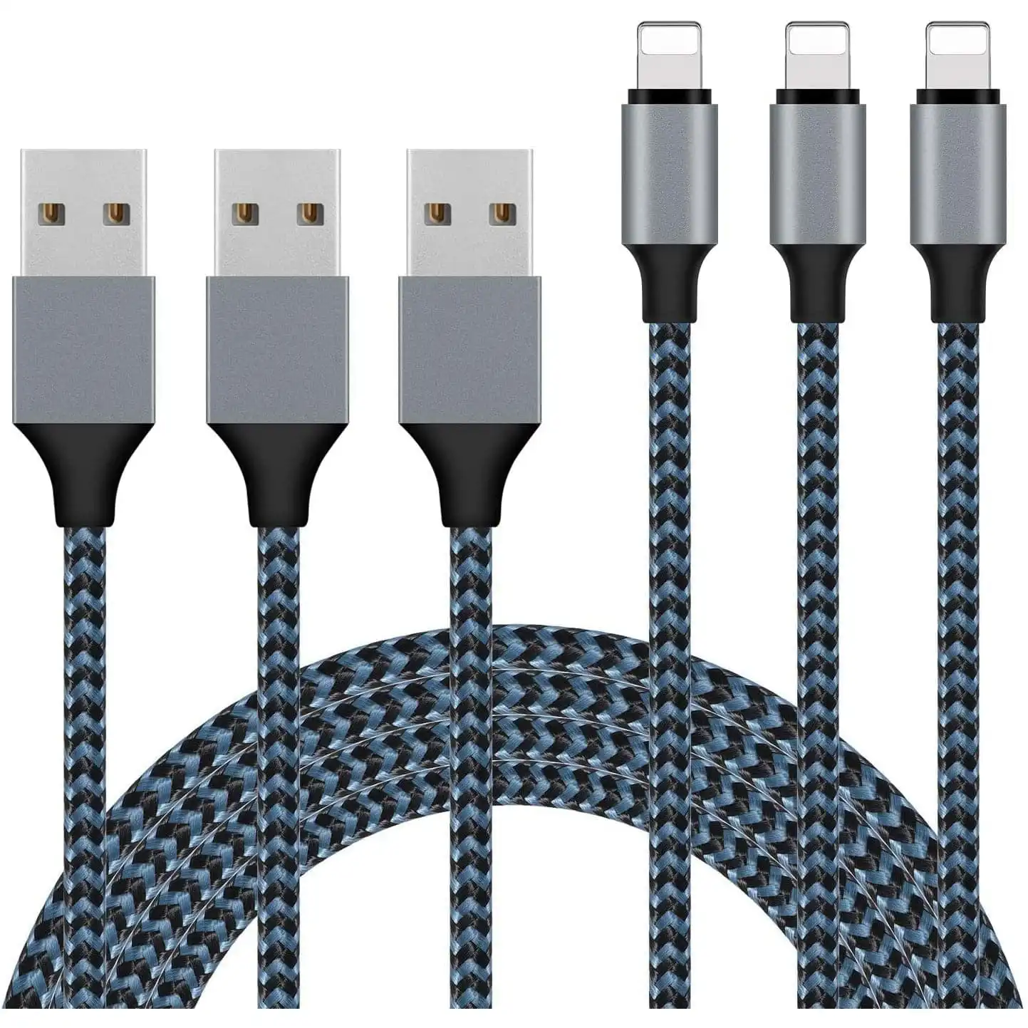 [5 Pack] USB Charging Cable Data FOR Apple Charger iPhone 14 13 12 11 Pro X 8 6s 6 XS Max